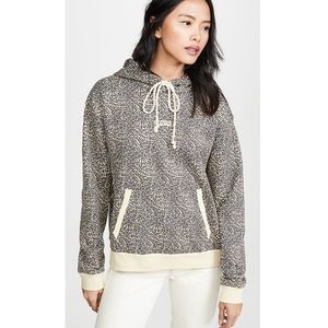 Levi's Hoodie Unbasic Hoodie Sweatshirt Cheetah Animal Print Cropped Size XS